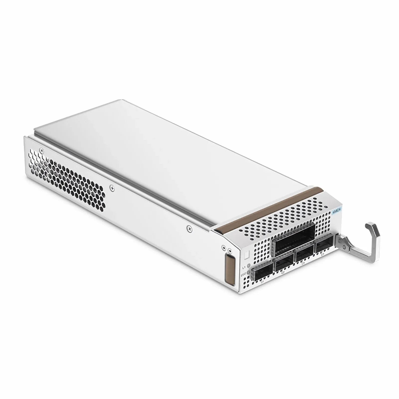 D7000 4MC4, 1 x 400G QSFP-DD or 4 x 100G QSFP28 to 1 x 400G CFP2 OTN Muxponder for D7000 Managed Chassis