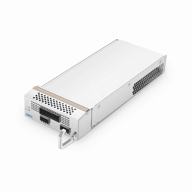 D7000 2MC2, 2 x 100G QSFP28 to 1 x 200G CFP2 OTN Muxponder for D7000 Managed Chassis