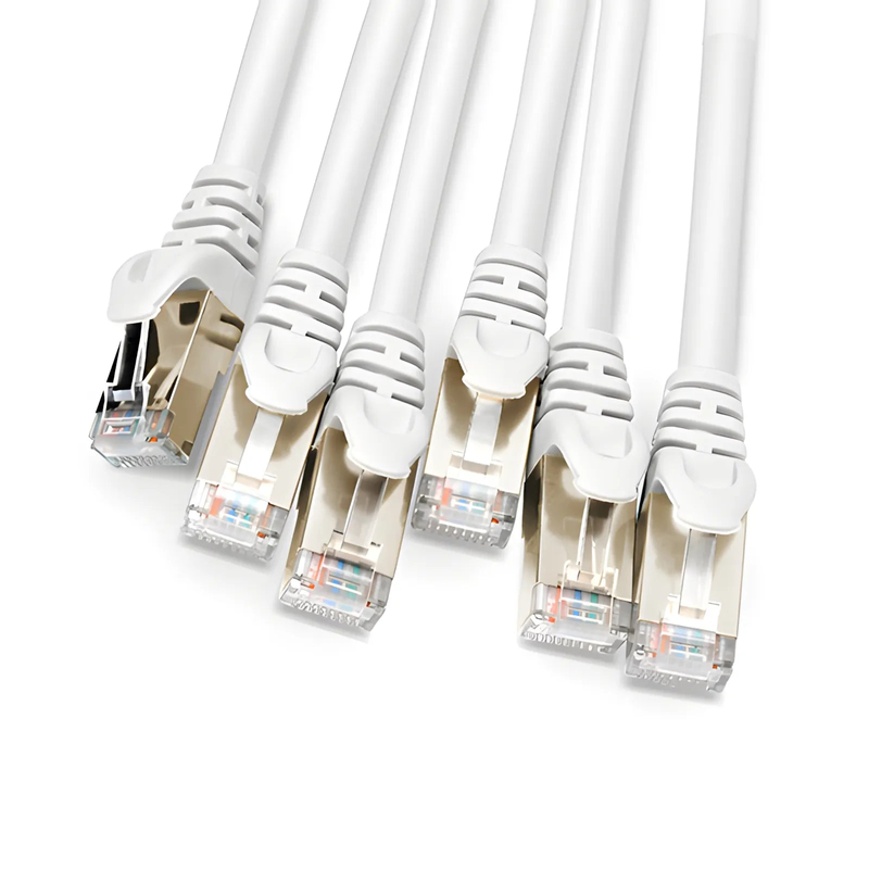 66ft (20m) 6 Plug to 6 Plug Cat6a Shielded (S/FTP) PVC CMR Pre-Terminated Copper Trunk Cable