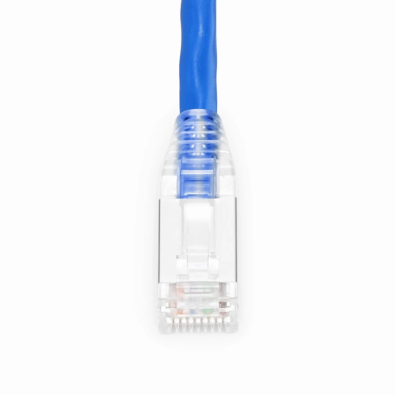 16ft (4.9m) Cat6a 26AWG Snagless Shielded (S/FTP) PVC CM Ethernet Network Patch Cable, Blue