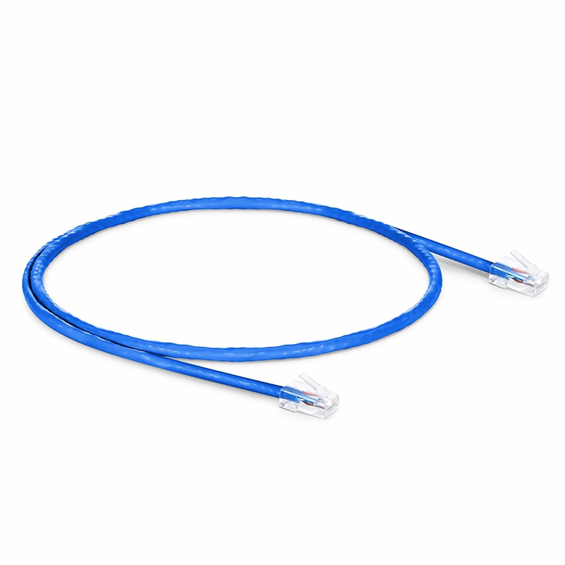 2ft (0.6m) Cat5e Non-booted Unshielded (U/UTP) PVC CM Ethernet Network Patch Cable, Blue