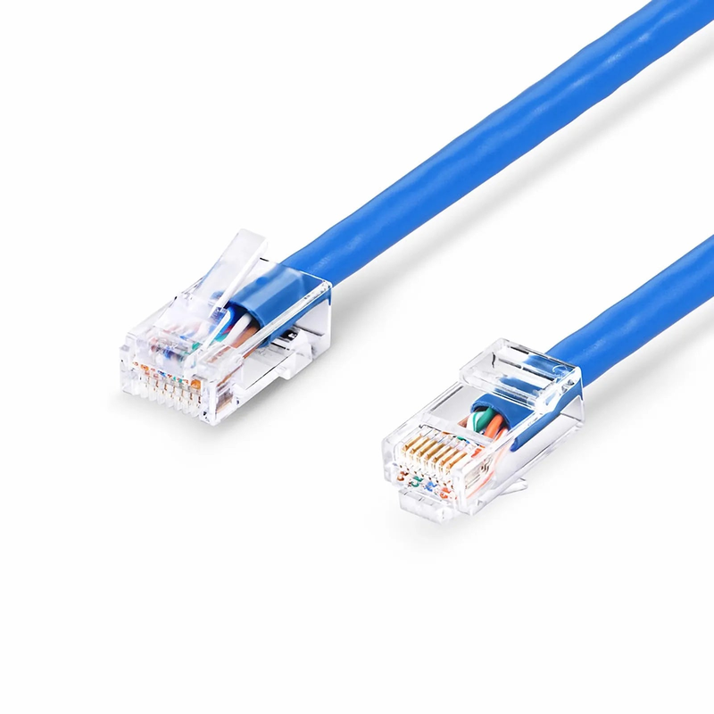 10ft (3m) Cat5e Non-booted Unshielded (U/UTP) PVC CM Ethernet Network Patch Cable, Blue