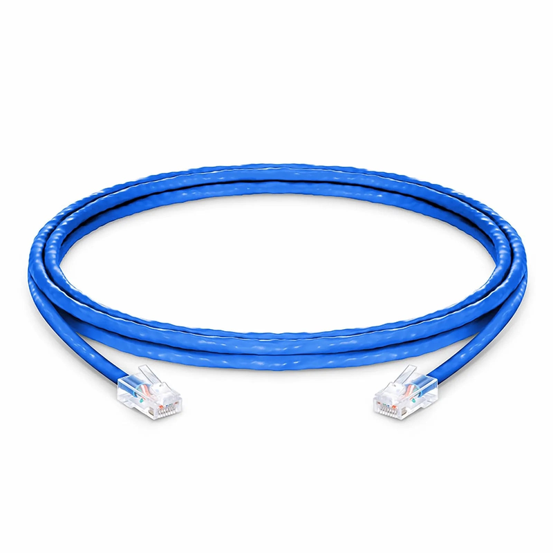7ft (2.1m) Cat5e Non-booted Unshielded (U/UTP) PVC CM Ethernet Network Patch Cable, Blue