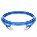 10ft (3m) Cat6a 26AWG Snagless Shielded (S/FTP) PVC CM Ethernet Network Patch Cable, Blue