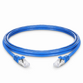 7ft (2.1m) Cat6a 26AWG Snagless Shielded (S/FTP) PVC CM Ethernet Network Patch Cable, Blue