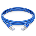 16ft (4.9m) Cat6a 26AWG Snagless Shielded (S/FTP) PVC CM Ethernet Network Patch Cable, Blue
