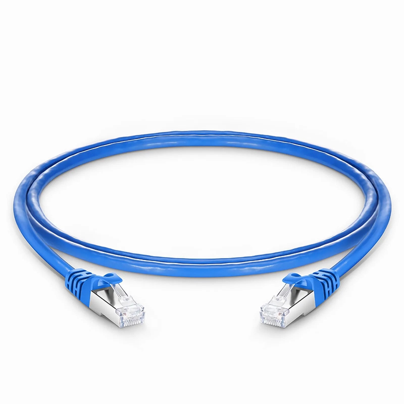 3ft (0.9m) Cat6 26AWG Snagless Shielded (S/FTP) PVC CM Ethernet Network Patch Cable, Blue