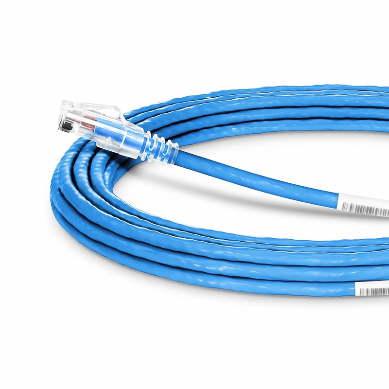 35ft (10.7m) Cat6a 23AWG Snagless Unshielded (U/UTP) PVC CMP Ethernet Network Patch Cable, Blue