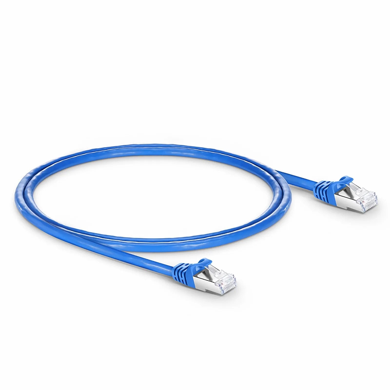 3ft (0.9m) Cat7 Snagless Shielded (S/FTP) PVC CM Ethernet Network Patch Cable, Blue