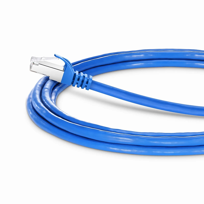 10ft (3m) Cat7 Snagless Shielded (S/FTP) PVC CM Ethernet Network Patch Cable, Blue