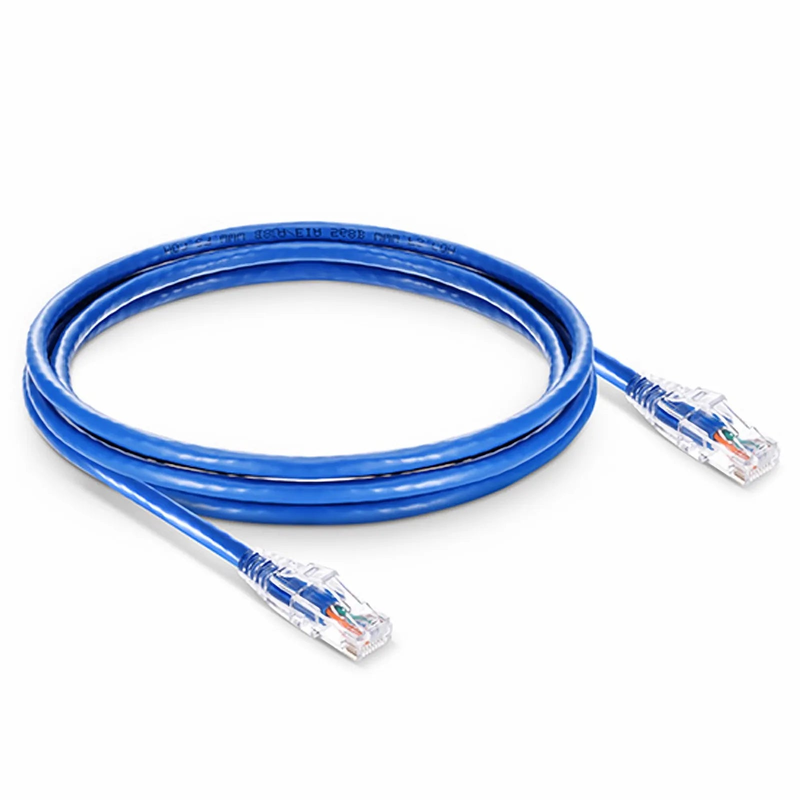 50ft (15.2m) Cat6 24AWG Snagless Unshielded (U/UTP) PVC CM Ethernet Network Patch Cable, Blue