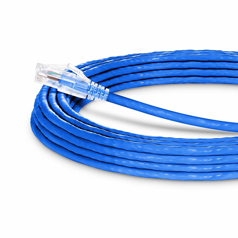 35ft (10.7m) Cat6 24AWG Snagless Unshielded (U/UTP) PVC CM Ethernet Network Patch Cable, Blue