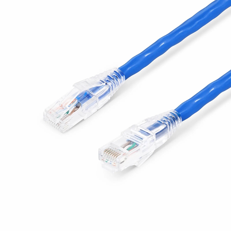 25ft (7.6m) Cat6a 24AWG Snagless Unshielded (U/UTP) LSZH Ethernet Network Patch Cable, Blue