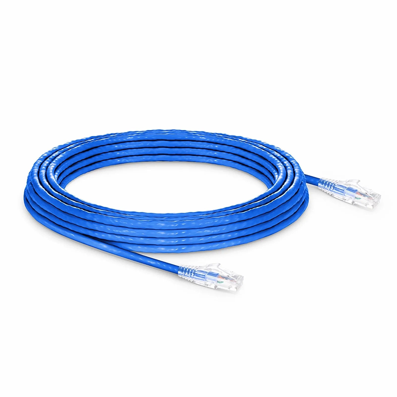33ft (10m) Cat6a 24AWG Snagless Unshielded (U/UTP) LSZH Ethernet Network Patch Cable, Blue