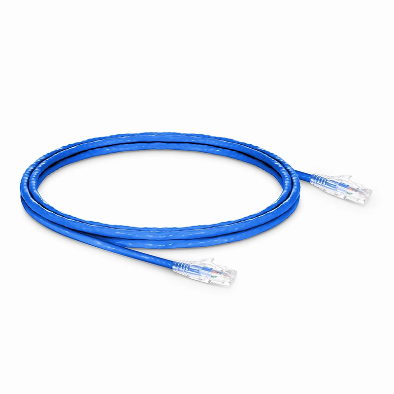 5ft (1.5m) Cat6a 24AWG Snagless Unshielded (U/UTP) LSZH Ethernet Network Patch Cable, Blue