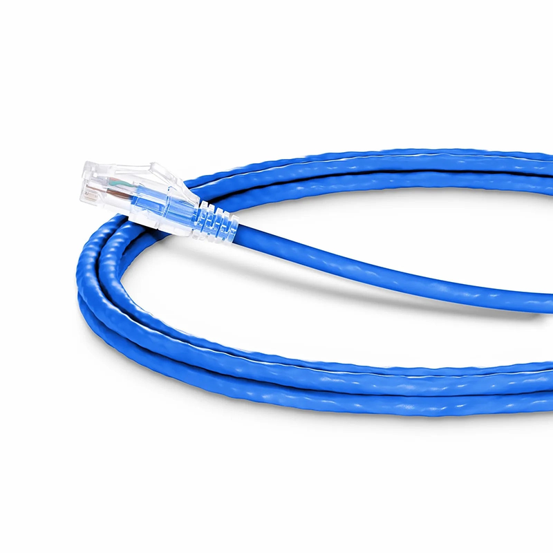 10ft (3.0m) Cat6a 24AWG Snagless Unshielded (U/UTP) LSZH Ethernet Network Patch Cable, Blue