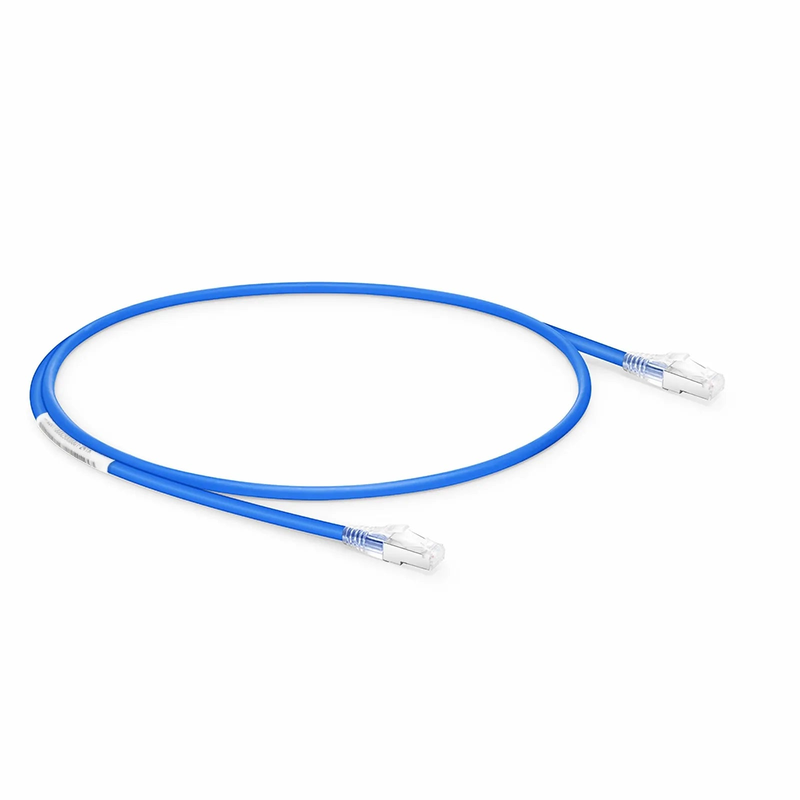 3ft (0.9m) Cat6 26AWG Snagless Shielded (S/FTP) LSZH Ethernet Network Patch Cable, Blue