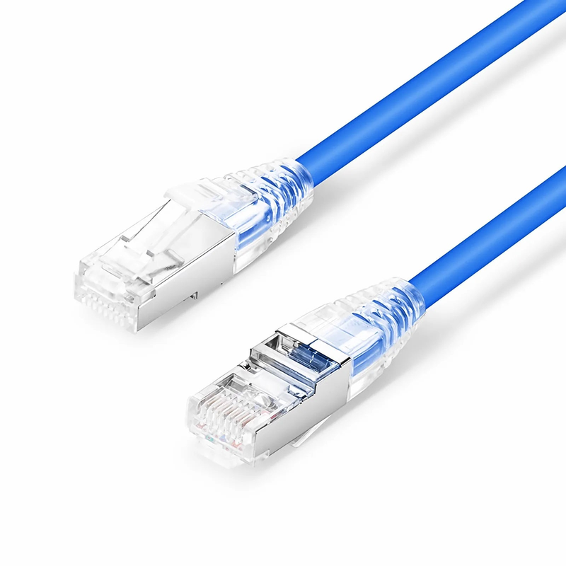 3ft (0.9m) Cat6 26AWG Snagless Shielded (S/FTP) LSZH Ethernet Network Patch Cable, Blue