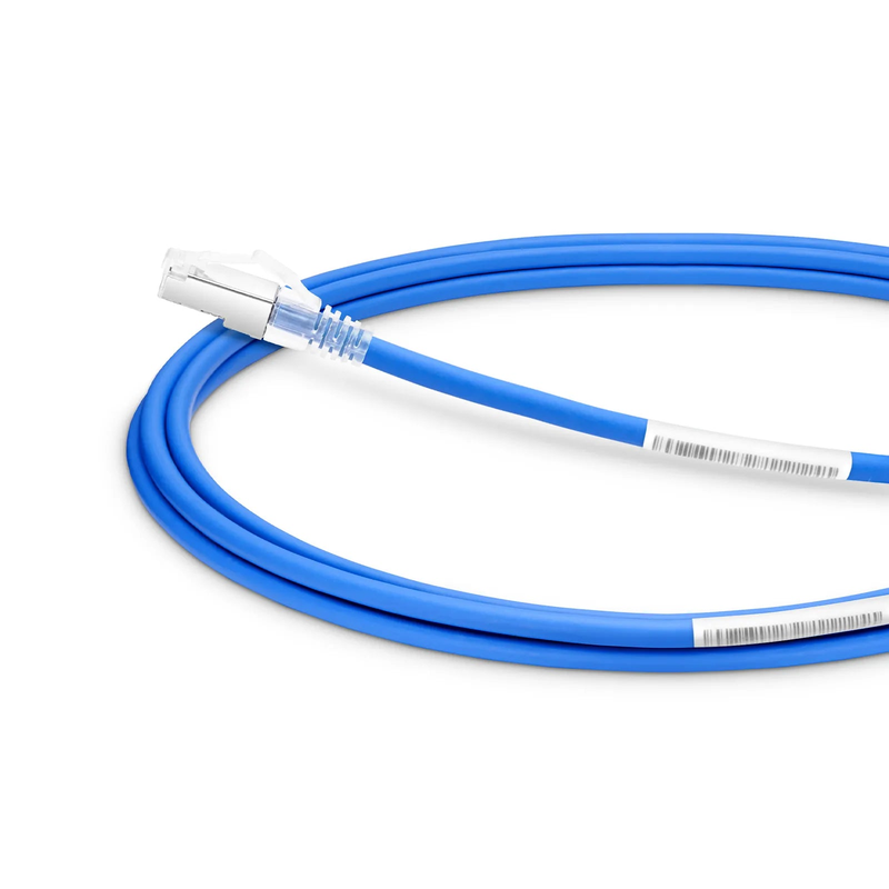 10ft (3m) Cat6 26AWG Snagless Shielded (S/FTP) LSZH Ethernet Network Patch Cable, Blue