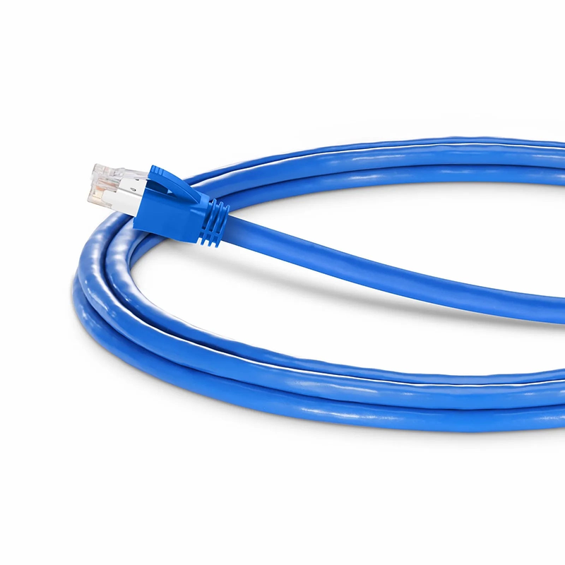6ft (1.8m) Cat6a 23AWG Snagless Shielded (F/FTP) LSZH Ethernet Network Patch Cable, Blue