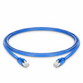 3ft (0.9m) Cat6a 23AWG Snagless Shielded (F/FTP) LSZH Ethernet Network Patch Cable, Blue