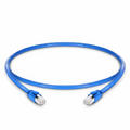 1ft (0.3m) Cat6a 23AWG Snagless Shielded (F/FTP) LSZH Ethernet Network Patch Cable, Blue