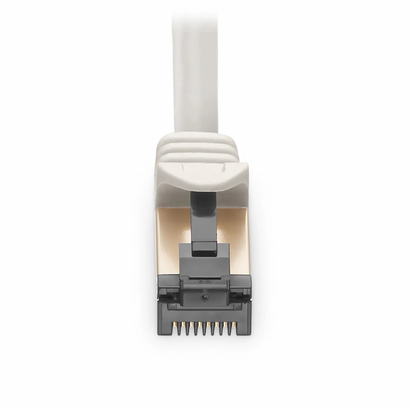 16ft (4.9m) Cat8 28AWG Snagless Shielded (S/FTP) PVC CM Ethernet Network Patch Cable, Off-White