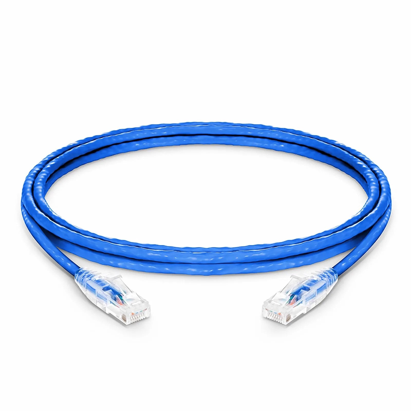 7ft (2.1m) Cat6 24AWG Snagless Unshielded (U/UTP) LSZH Ethernet Network Patch Cable, Blue