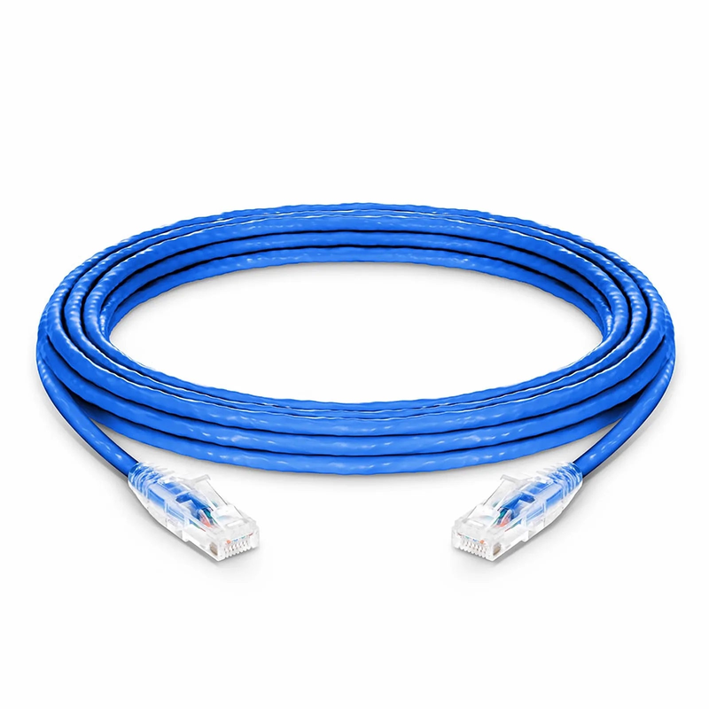 25ft (7.6m) Cat6 24AWG Snagless Unshielded (U/UTP) LSZH Ethernet Network Patch Cable, Blue