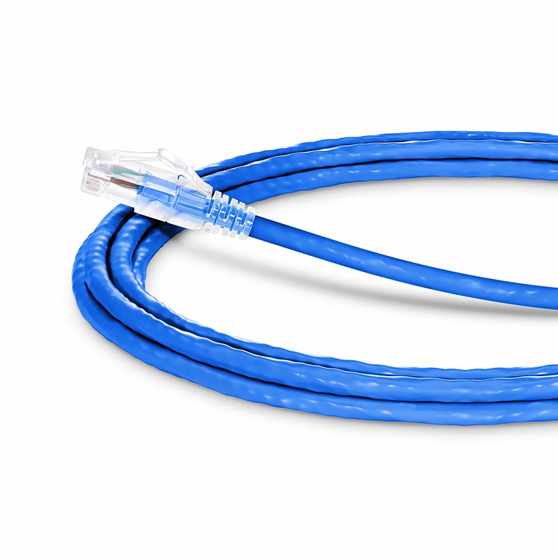 10ft (3.0m) Cat6 24AWG Snagless Unshielded (U/UTP) LSZH Ethernet Network Patch Cable, Blue