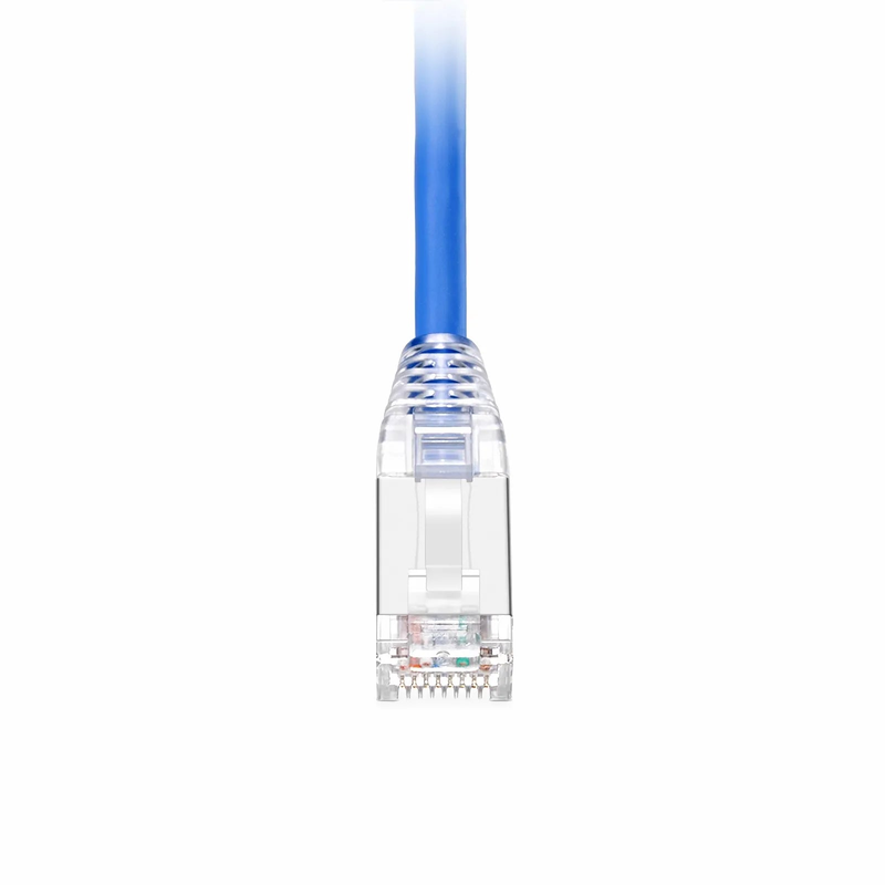 6in (0.15m) Cat6a 26AWG Snagless Shielded (S/FTP) CM/LSZH Ethernet Network Patch Cable, Blue