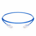 3ft (0.9m) Cat6a 28AWG Snagless Unshielded (U/UTP) CM/LSZH Small Diameter High-Flex Ethernet Network Patch Cable, Blue