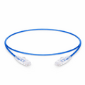 1ft (0.3m) Cat6 28AWG Snagless Unshielded (U/UTP) CM/LSZH Small Diameter High-Flex Ethernet Network Patch Cable, Blue