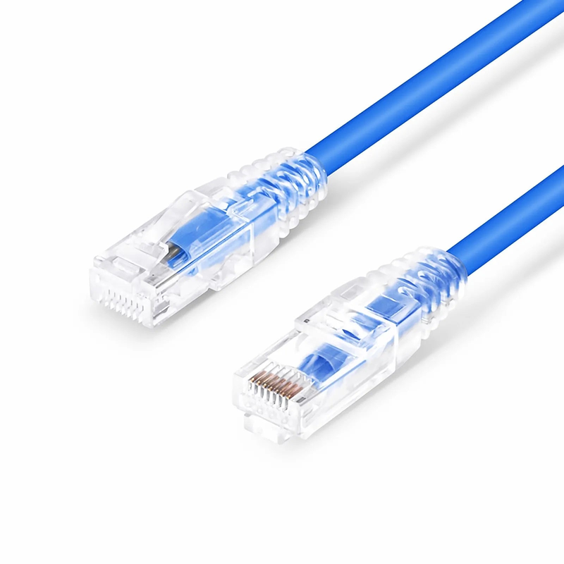 3ft (0.9m) Cat6a 24AWG Snagless Unshielded (U/UTP) LSZH Ethernet Network Patch Cable, Blue