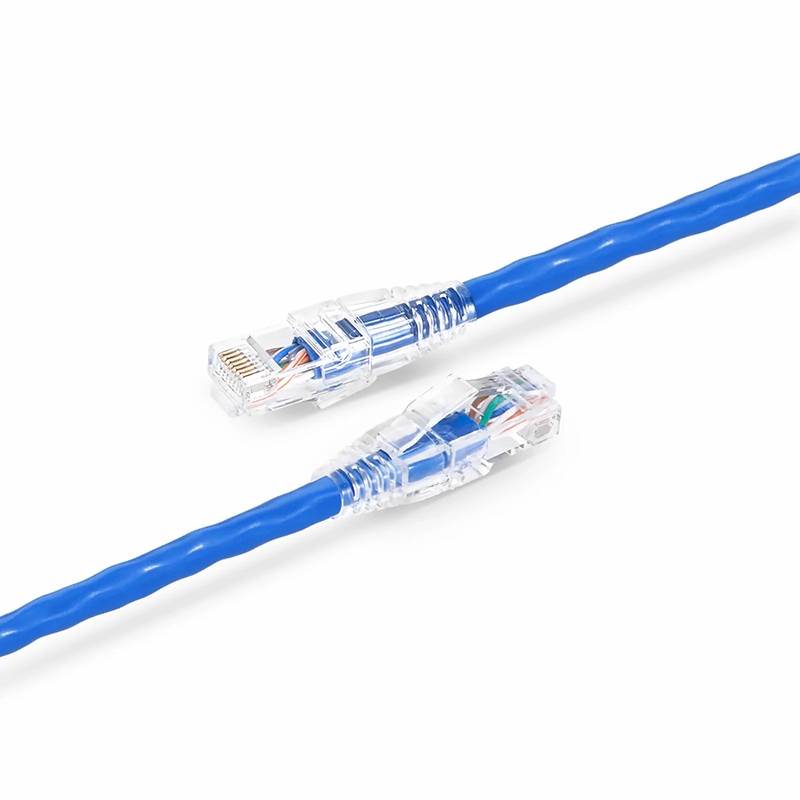1ft (0.3m) Cat6 Snagless Unshielded (U/UTP) PVC CM Ethernet Network Patch Cable, Blue, (24pcs/pack)