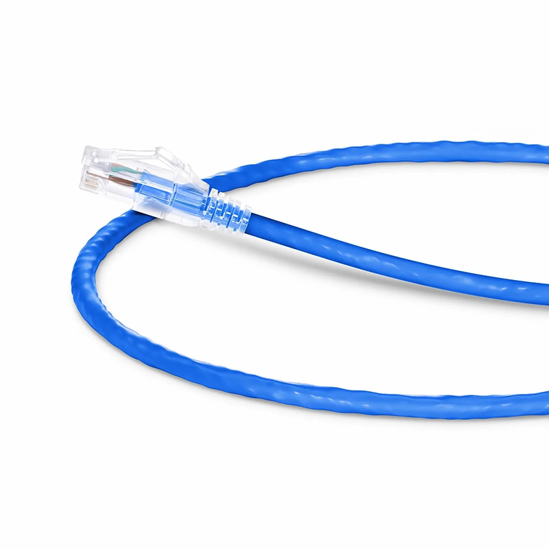 2ft (0.6m) Cat6 Snagless Unshielded (U/UTP) PVC CM Ethernet Network Patch Cable, Blue, (24pcs/pack)