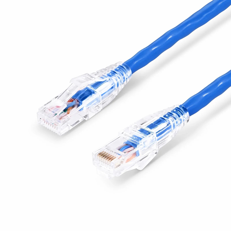 2ft (0.6m) Cat6 24AWG Snagless Unshielded (U/UTP) PVC CM Ethernet Network Patch Cable, Blue, (10pcs/pack)