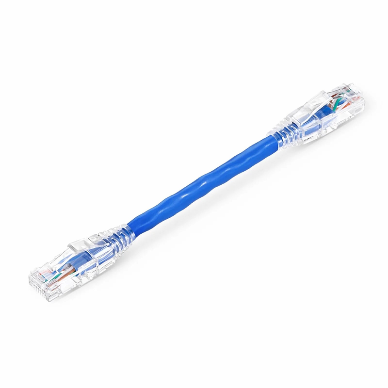 1ft (0.3m) Cat6 24AWG Snagless Unshielded (U/UTP) PVC CM Ethernet Network Patch Cable, Blue, (10pcs/pack)
