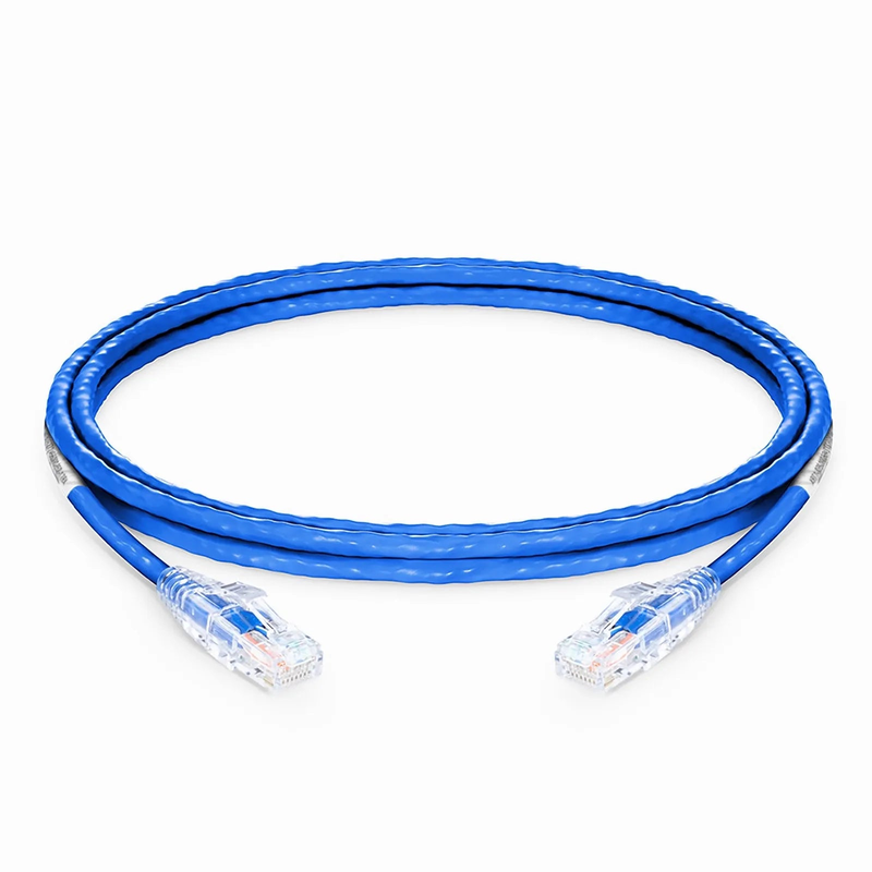 5ft (1.5m) Cat6 24AWG Snagless Unshielded (U/UTP) PVC CM Ethernet Network Patch Cable, Blue, (10pcs/pack)