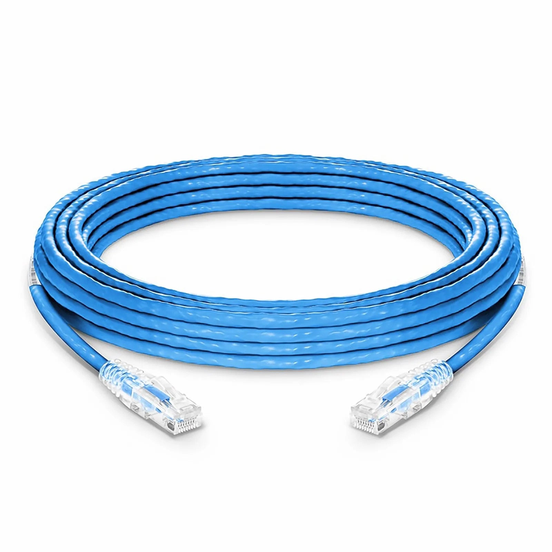 75ft (22.9m) Cat6 23AWG Snagless Unshielded (U/UTP) PVC CMP Ethernet Network Patch Cable, Blue
