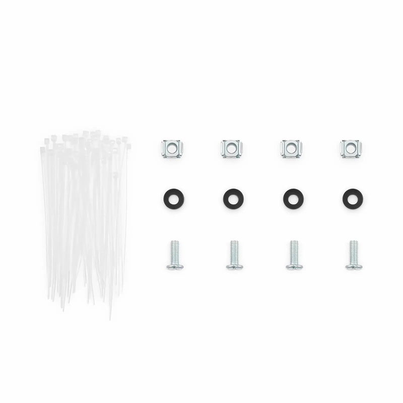 Cat6 High Density Coupler Patch Panel, 48-Port, 1RU, Cable Management Bar Included