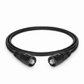 3.3ft (1m) Industrial Cat6 Non-booted Shielded (SFTP) PVC IP65 Ethernet Network Patch Cable, Black