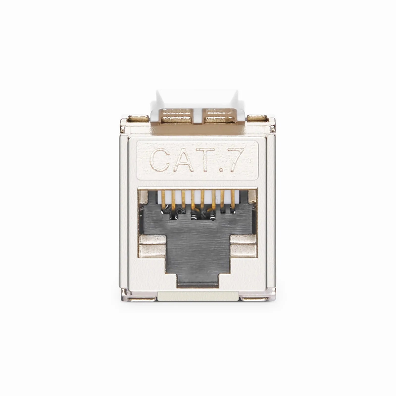 Cat7 RJ45 (8P8C) Shielded Toolless Keystone Jack Module (12Pcs/Pack)