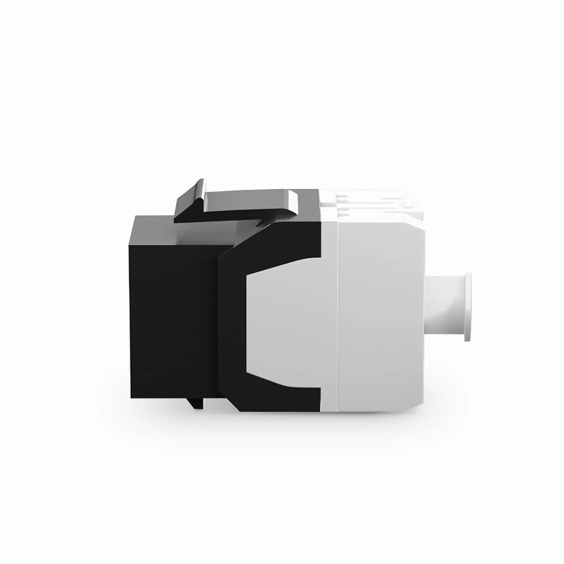 Cat6 RJ45 (8P8C) Unshielded Punch Down Keystone Jack Module, Black (10 pcs/Pack)