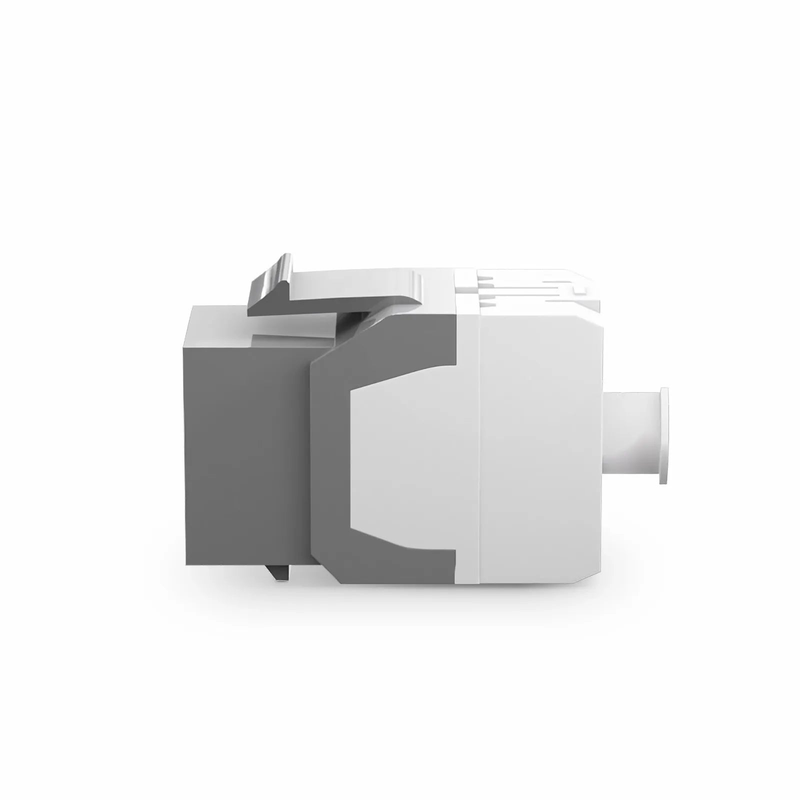 Cat6 RJ45 (8P8C) Unshielded Punch Down Keystone Jack Module, Gray (10 pcs/Pack)