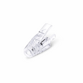 Cat6 RJ45 Strain Relief Boots, 6.0-6.5mm OD for Cat6 UTP 23~24AWG, F/UTP 26AWG Ethernet Network Cable, Transparent, 50PCS/Pack