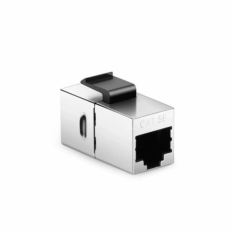 Cat5e Keystone RJ45 Coupler, Shielded, Female to Female Insert Inline Coupler (12pcs/Pack)