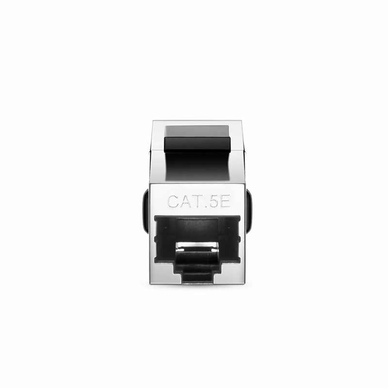 Cat5e Keystone RJ45 Coupler, Shielded, Female to Female Insert Inline Coupler (12pcs/Pack)
