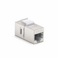 Cat6a Keystone RJ45 Coupler, Shielded, Female to Female Insert Inline Coupler