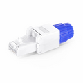 Cat5e/Cat6/Cat6a RJ45 Tool-Free Modular Plugs, Unshielded Network Connectors for 23~26AWG Twisted Pair Solid or Stranded Cable (10/Pack)